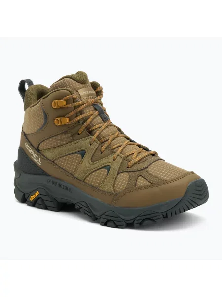 Мъжки туристически обувки Merrell Thermo Snow Grip Mid Wp drab кафяво
