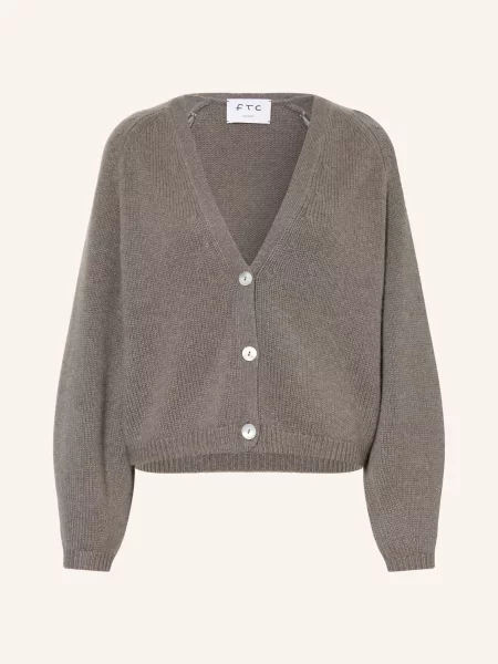 Ftc Cashmere Pletený Svetr Z Kašmíru černošedá