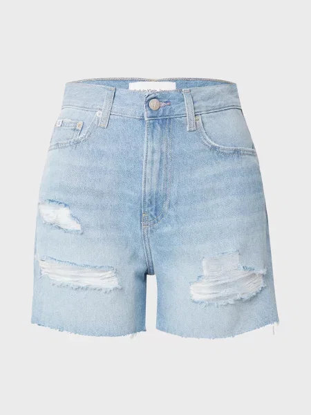 Джинсові шорти Calvin Klein Jeans блакитні