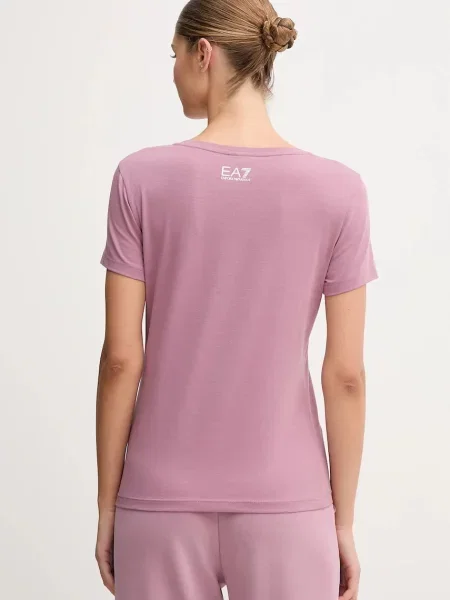 Tričko Emporio Armani růžová