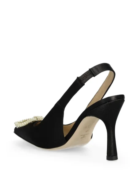 Pantofi cu toc Custommade slingback negru