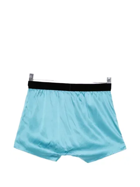 Pantaloni scurți Tom Ford cu autograf albastru