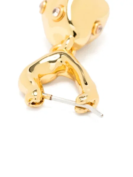 Křišťálové náušnice Vann Jewelry zlaté