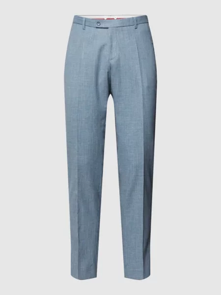 Spodnie do garnituru o kroju slim fit z efektem melanżowym model ‘Paco’ Cg - Club Of Gents