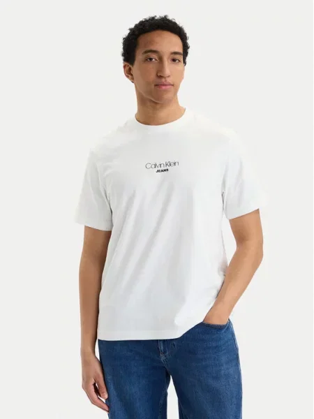 Тениска Calvin Klein Jeans бяло