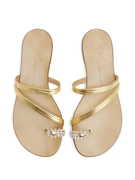 Sandale Giuseppe Zanotti cu tepi auriu