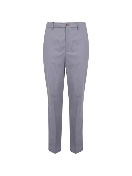 Pantaloni Etro cu broderie gri