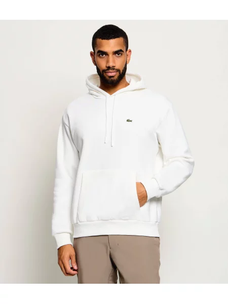 Lacoste Pulóver Krém fehér