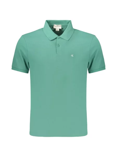 Scurt tricou polo Calvin Klein verde
