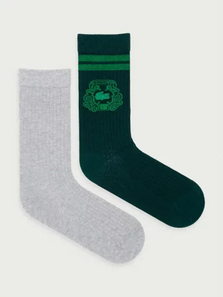 Lacoste čarape s pamukom zelena