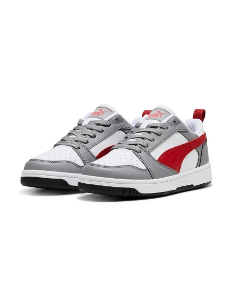 Detské tenisky Puma Rebound V6 Lo Jr sivá