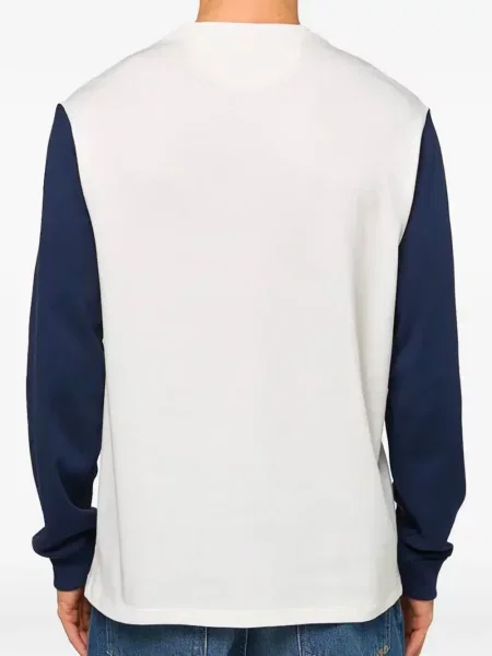 Pruhované pletené polotričko Polo Ralph Lauren bílé