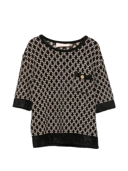 Sweter dziecięcy Elisabetta Franchi czarny