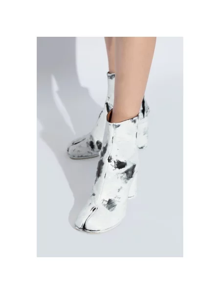 Botki Maison Margiela skórzane białe