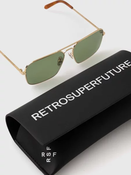 Солнцезащитные очки Retrosuperfuture золотые