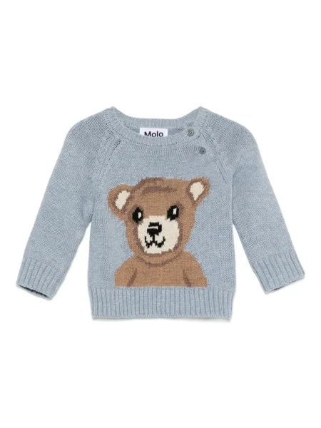 Sweter dziecięcy Molo niebieski