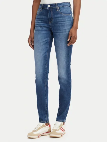 Tommy Jeans Džinsai Sophie Tamsiai Skinny Fit mėlyna