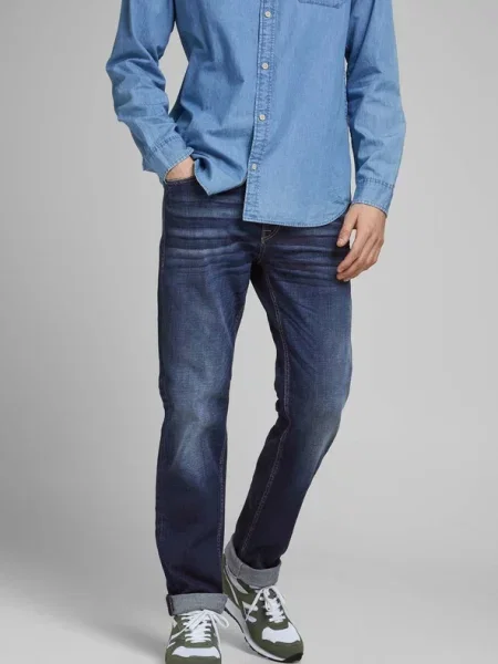 Jack & Jones Clark Jeans Blue μπλε