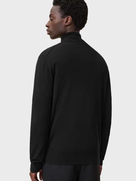 Шерстяной свитер Allsaints черный