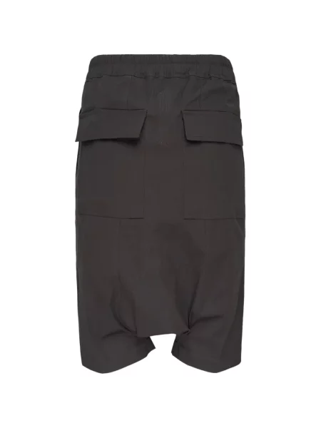 Pantaloni scurți Rick Owens cu cordon gri