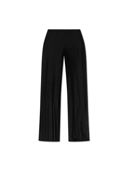 Spodnie Tom Ford w paski z paskiem czarne