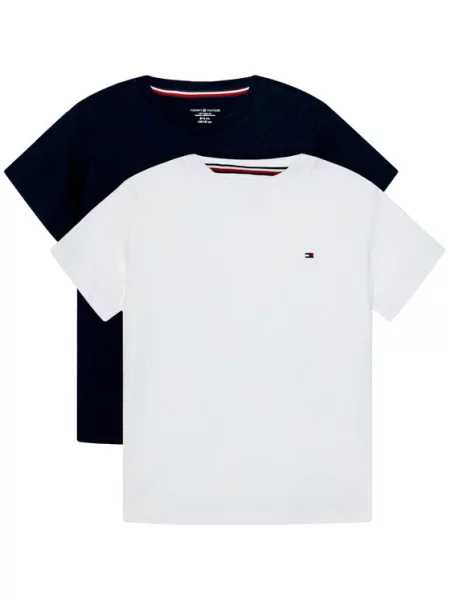 Tommy Hilfiger Set t-shirt majica﻿ Cn Tee Ss Šarena Regular Fit bijela