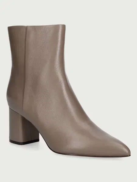 Twinset botine pentru femei din piele bej