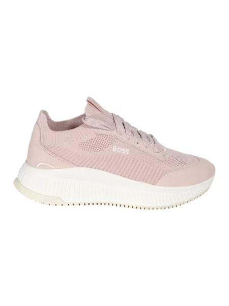Sneakersy Hugo Boss skórzane różowe