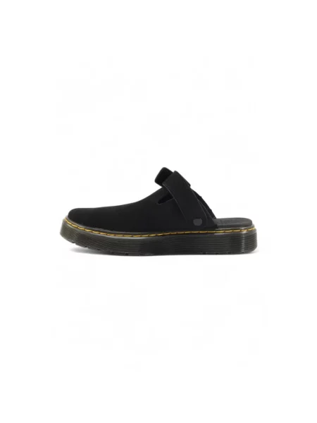 Klapki Dr. Martens skórzane czarne