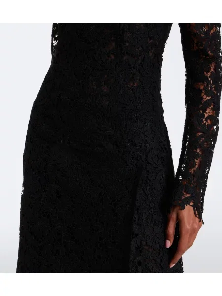 Rochie Fendi din dantelă negru