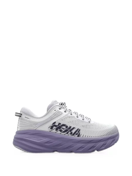 Sneakerși Hoka cu șireturi din dantelă violet