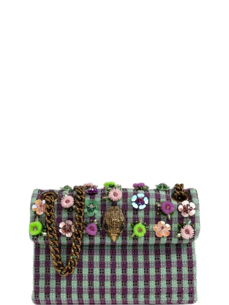Geantă Kurt Geiger London cu model floral violet