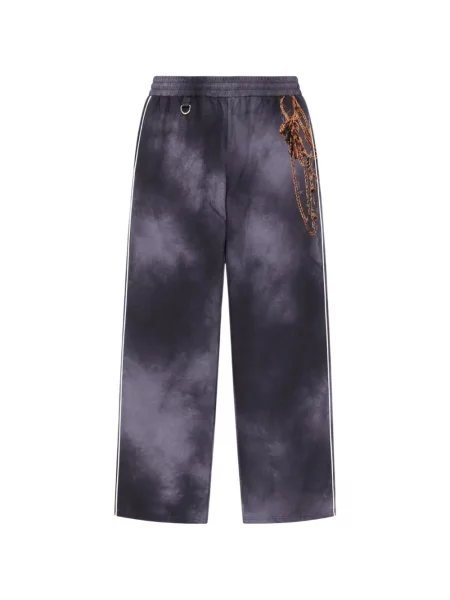 Pantaloni Doublet cu imagine cu legături alergare albastru