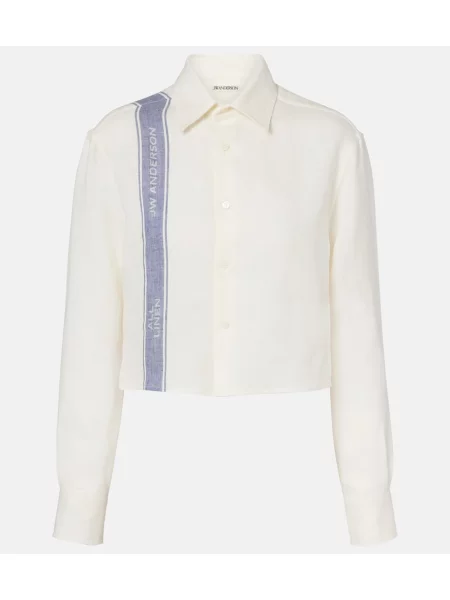 Cropp cămașă Jw Anderson de in alb