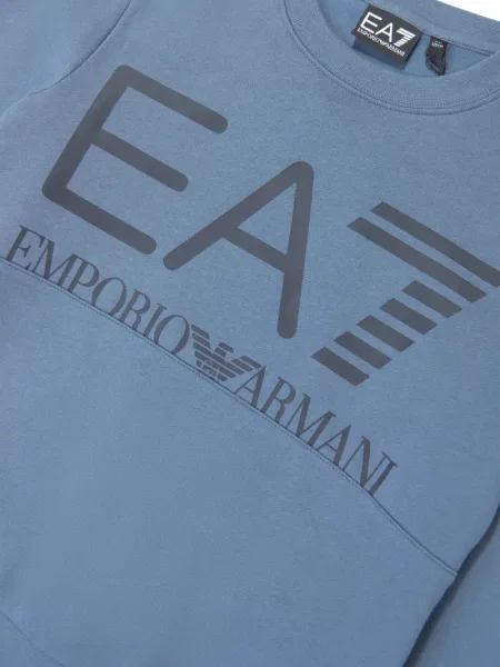 Bluza dziecięca Emporio Armani niebieska