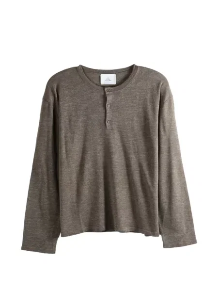 Lung tricou The Elder Statesman maro