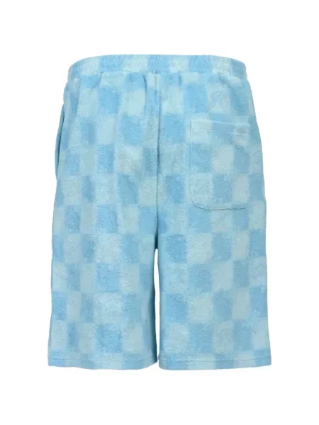 Pantaloni scurți Breath din material terry albastru