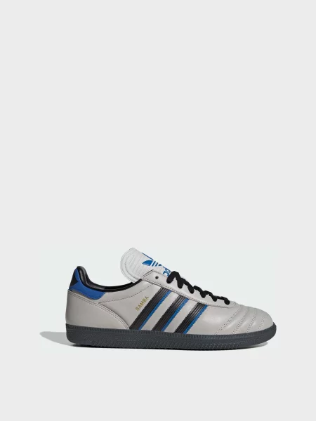 Шкіряні Жіночі Кеди низькі adidas Samba сірий