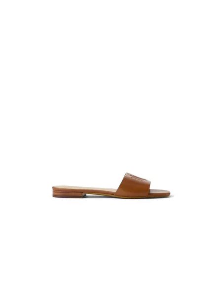 Pantofle Lauren Ralph Lauren hnědé