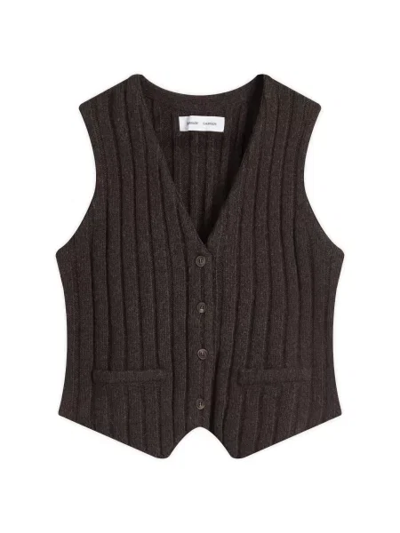 Dzianinowa kamizelka dzianinowa Samsoe Samsoe