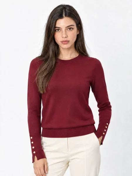 Hiccup Svetr Pullover burgundská červeň