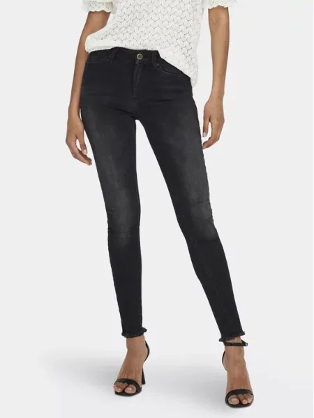 ONLY Džinsai Blush Skinny Fit juoda