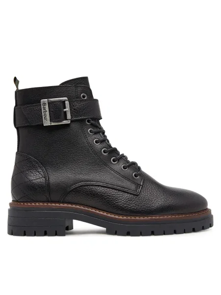 Полуотворени обувки Barbour черно
