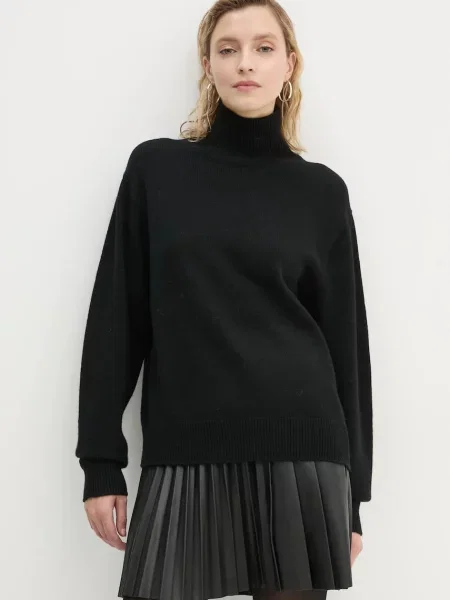 Pulover iz kašmirja A.L.C. Teddy črna
