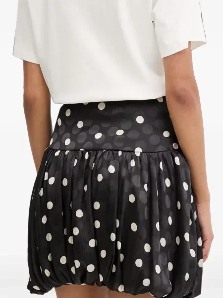Fusta mini Morgan cu buline negru