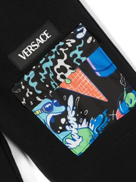 Παντελόνι Versace μαύρο