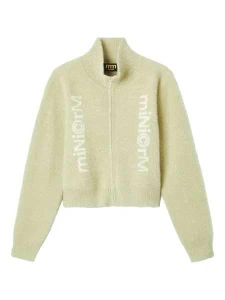 Cardigan Mini Cream verde
