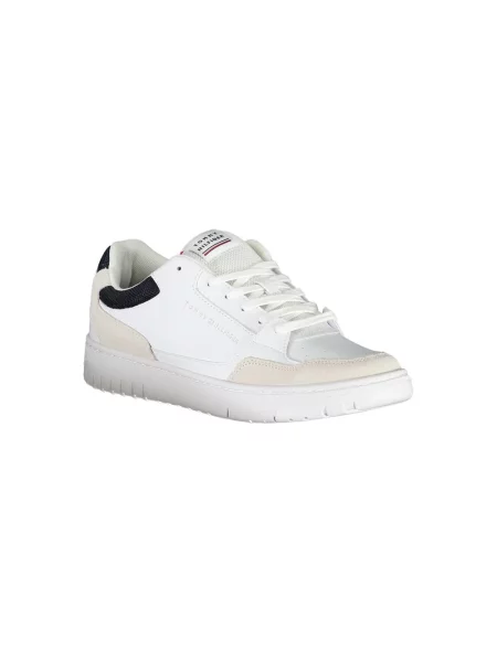 Sneakersy Tommy Hilfiger skórzane białe