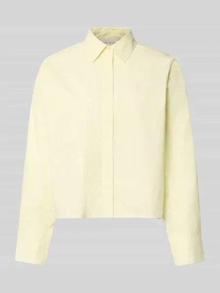 Bluzka o pudełkowym kroju z krytą listwą guzikową model ‘BLAIRE’ Copenhagen Muse