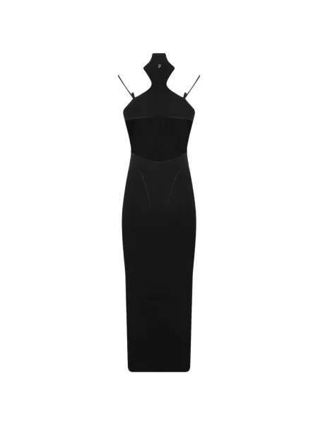 Rochie Dondup tricotate cu gât halter negru